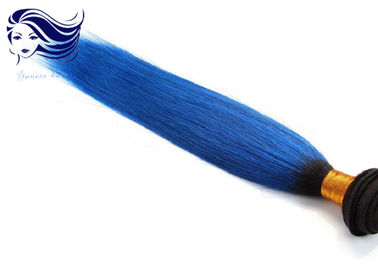 Straight Human Hair Weave Perfect Ombre Color For Dark Hair 2 Tone supplier