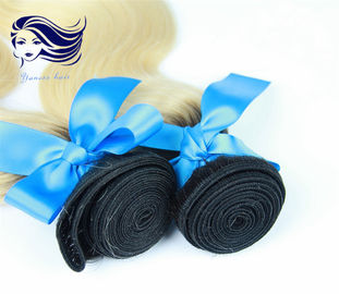 26" Human Hair Color Extensions / Blonde Hair Extensions Human Hair supplier