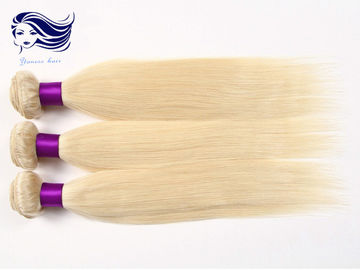 Bright Colored Human Hair Extensions , Blonde Human Hair Extensions supplier