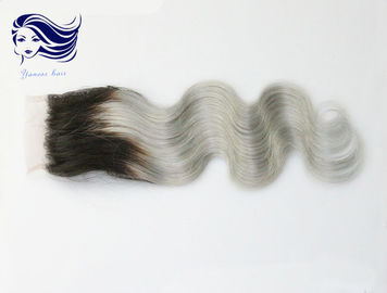 7A Malaysian Lace Closure Virgin Body Wave , Lace Top Hair Closure supplier