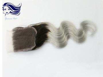 7A Malaysian Lace Closure Virgin Body Wave , Lace Top Hair Closure supplier