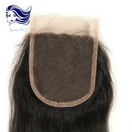 Natural Side Part Lace Closure 3 Part Lace Closure Silk Straight supplier