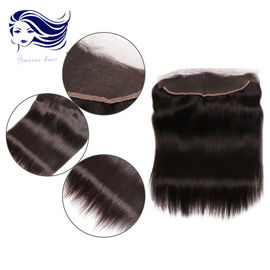 Peruvian Remy Natural Lace Front Closures Side Part Silk Straight supplier