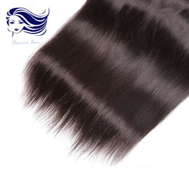 Peruvian Remy Natural Lace Front Closures Side Part Silk Straight supplier