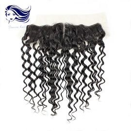 Full Curly Lace Front Closures For Weaving / Lace Front Human Hair Wigs supplier