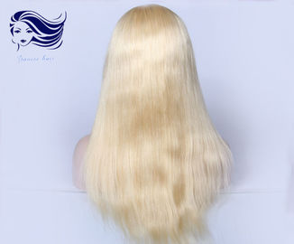 Straight Blonde Full Lace Wigs Human Hair , Full Lace Wigs Virgin Hair supplier