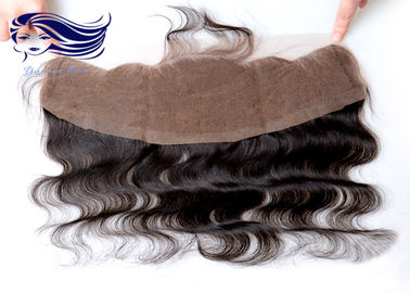 Front Side Part Lace Closure / Remy Lace Front Weave Closure Medium Brown supplier