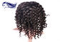 Human Hair Glueless Full Lace Wigs With Bangs , Curly Full Lace Wigs supplier