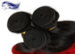 1B / 99J Brazilian Virgin Short Hair Ombre Color For Black Hair supplier