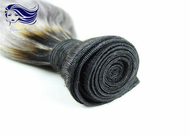 Gray Ombre Colored Human Hair Extensions Brazilian Body Wave Hair supplier