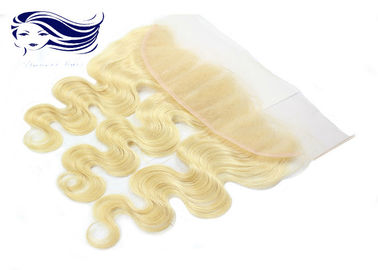 Blonde Color Font Full Lace Wigs Human Hair Swiss Lace 4 Inch supplier