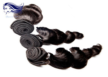 Thick Virgin Brazilian Hair Extensions Double Drawn Brazilian Human supplier