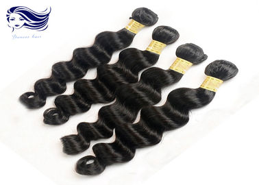 Dyed Unprocessed Jet Black Body Weave Soft No Shedding No Tangle supplier