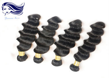 Dyed Unprocessed Jet Black Body Weave Soft No Shedding No Tangle supplier