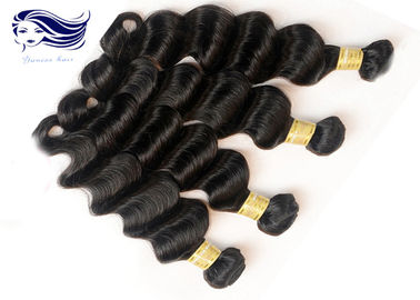 Dyed Unprocessed Jet Black Body Weave Soft No Shedding No Tangle supplier