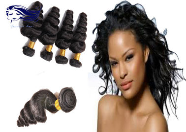 8&quot;-30&quot; Loose Wave 8A Unprocessed Hair Weaving Remy Indian Hair Extensions supplier