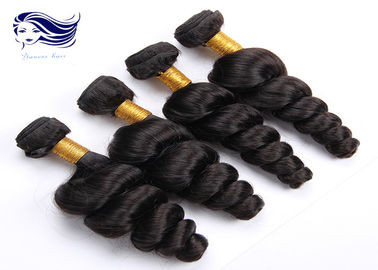 8"-30" Loose Wave 8A Unprocessed Hair Weaving Remy Indian Hair Extensions supplier