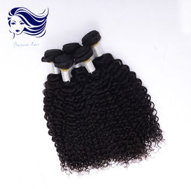 China Remy Grade 6A Virgin Hair Natural , Jerry Curl Human Hair Weave factory