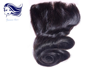 China Virgin Full Lace Top Closure / Peruvian Hair Lace Closure 12 Inch factory