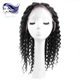 China Synthetic Short Human Hair Full Lace Wigs For Black Women , Swiss Lace factory