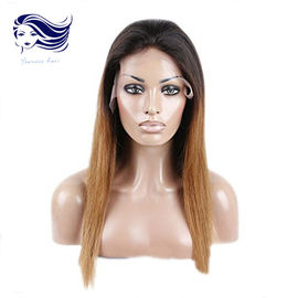 China Curly Front Lace Wigs / 100 Human Hair Lace Front Wigs Blonde Wigs Human Hair factory