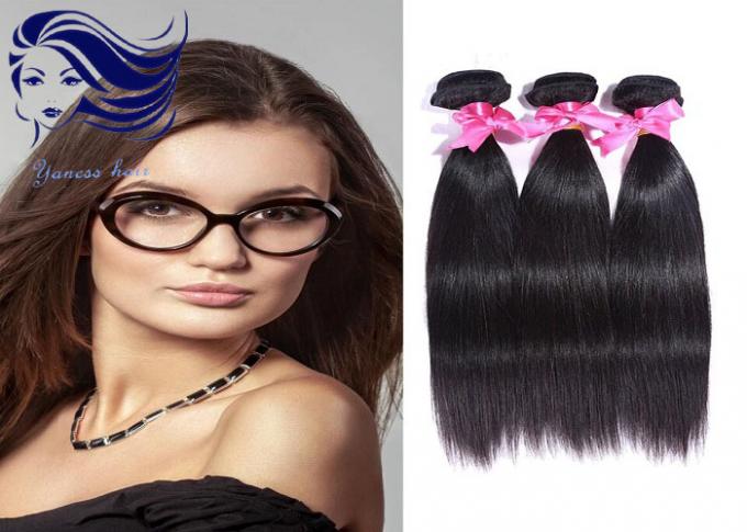 100 Virgin Peruvian Straight Hair Extensions Straight Remy Human Hair Weave