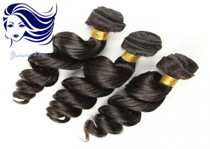 Natural Virgin Brazilian Hair Extensions Long Hair Loose Wave 10inch - 30inch