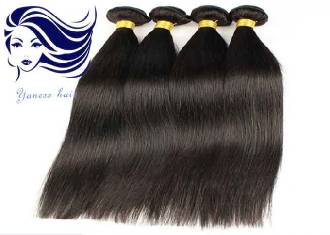 Human Real Virgin Brazilian Hair Extensions Straight for Black Women