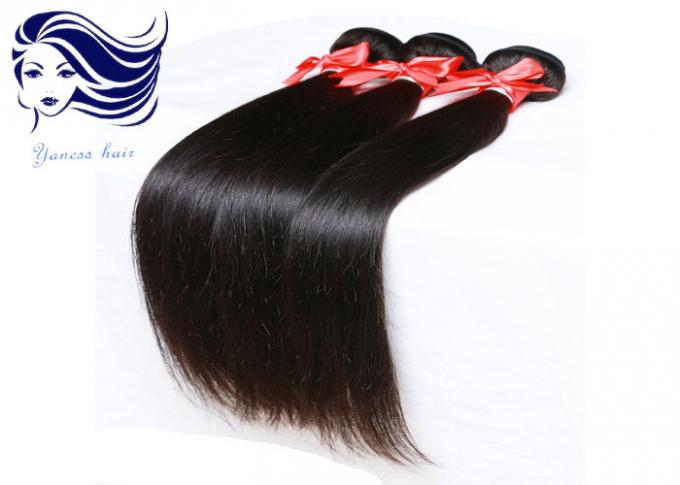 Jet Black Virgin Cambodian Hair Extensions Micro Weft Silk Straight