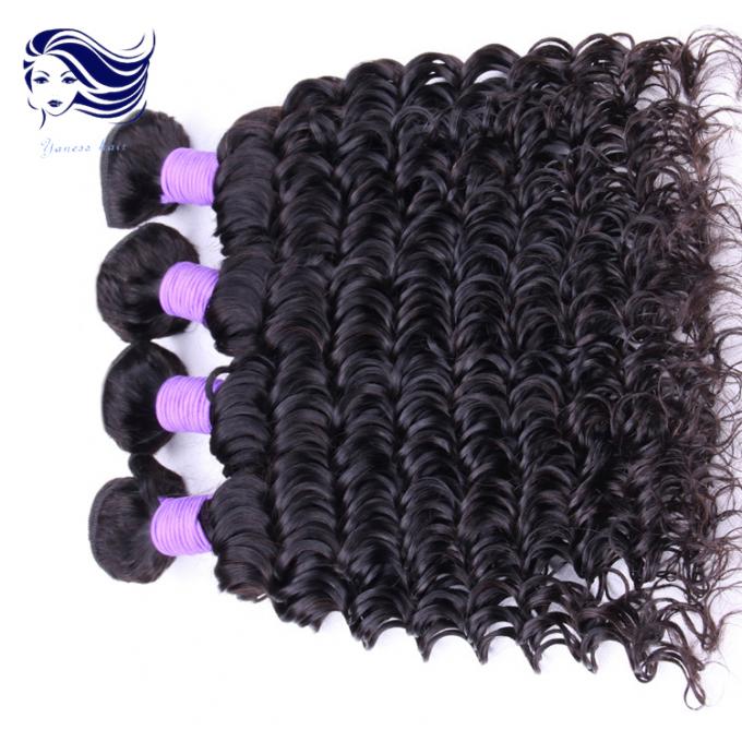 22 Inch Double Wefted Hair Extensions Double Drawn Kinky Curly