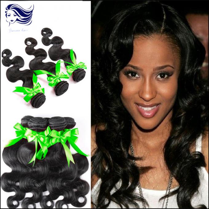 7A 100 Virgin Indian Hair Extensions Real Hair , 12Inch Hair Extensions