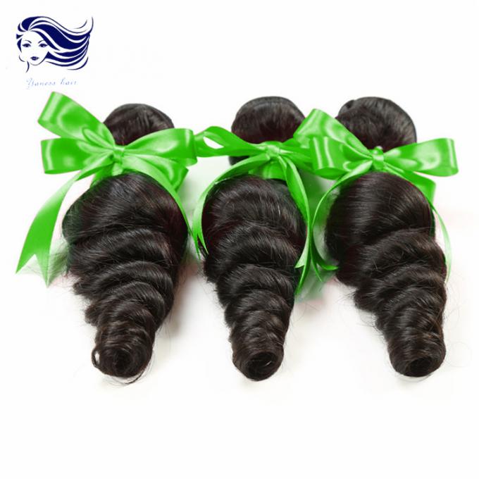 Double Weft Virgin Indian Hair Extensions For Thin Hair Shedding Free