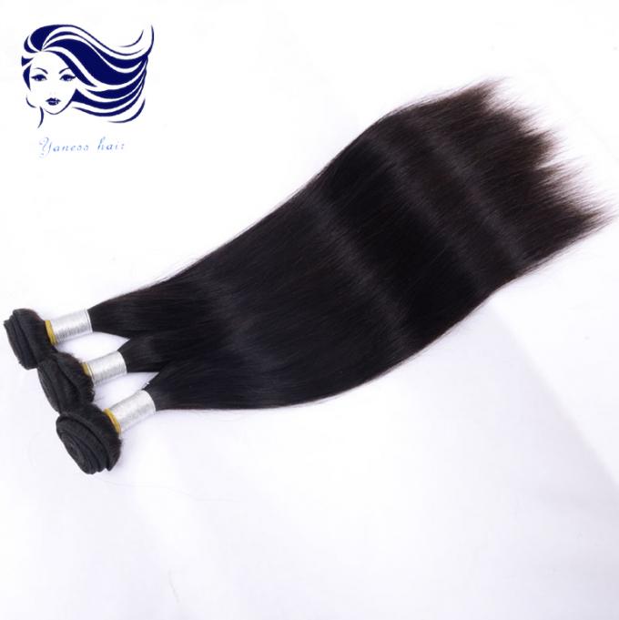 Human Silk Straight Grade 6A Virgin Brazilian Hair Extensions 16 Inch