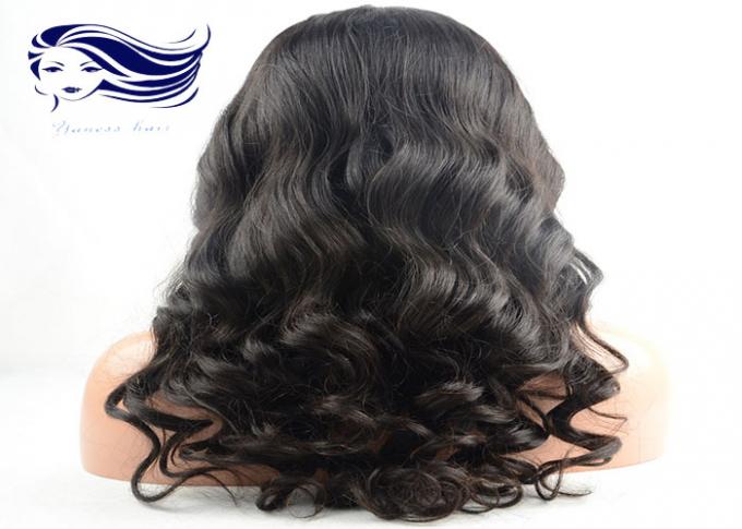 Lace Front Full Wigs Human Hair / Remy Front Lace Wigs With Baby Hair